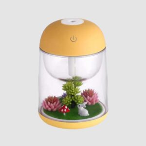 Humidificador micro paisaje con luz LED