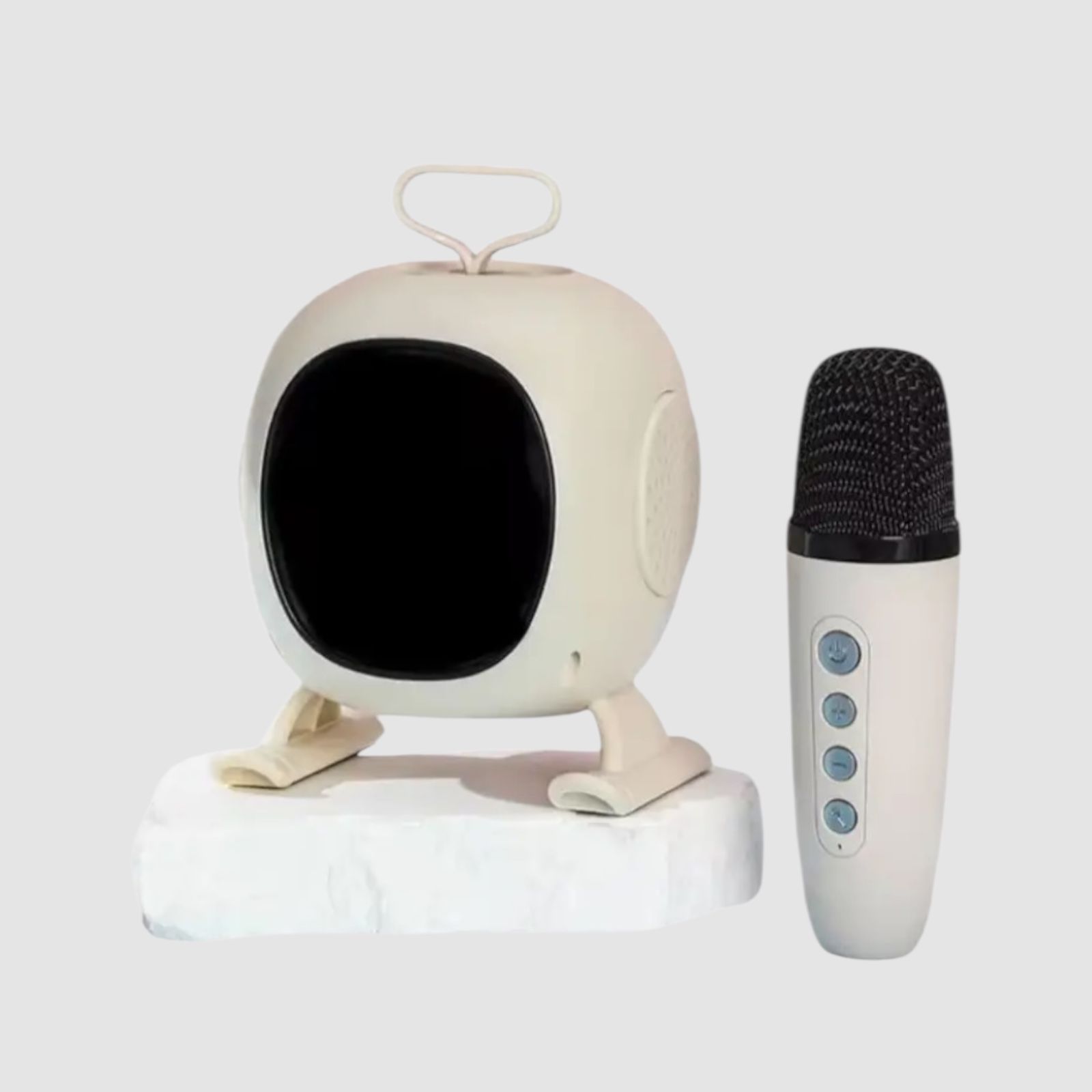 Parlante Karaoke con micrófono inalámbrico LED