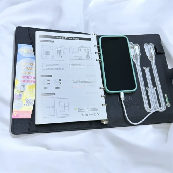 CUADERNO AGENDA POWER BANK 8000 AMPERIOS