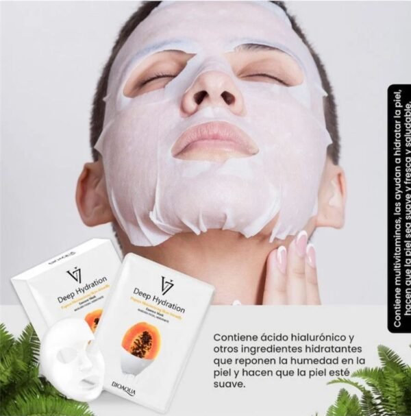 Mascarilla facial hidratante - Papaya