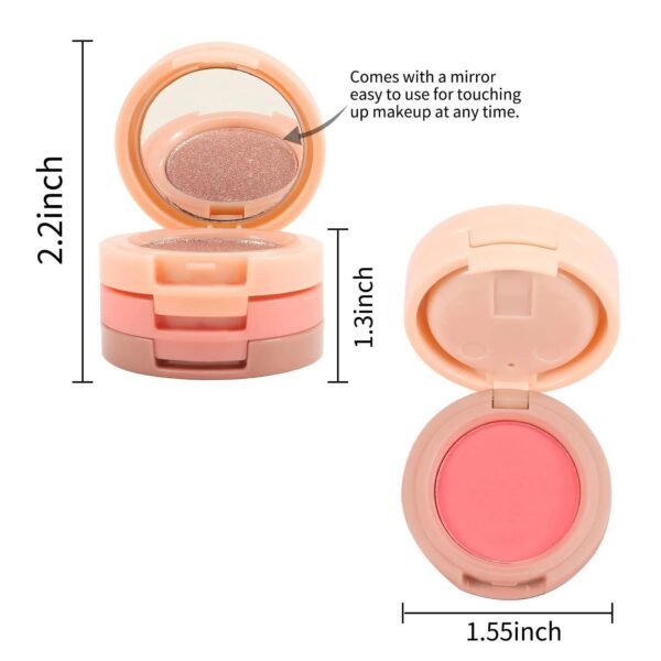 Rubor blusher & highligther x 3