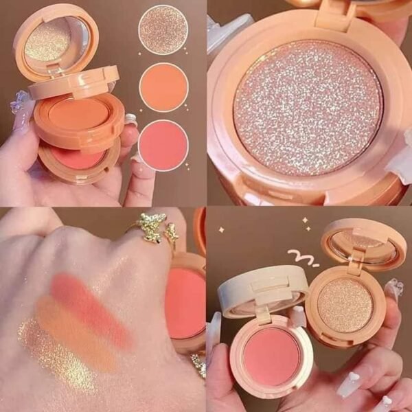 Rubor blusher & highligther x 3