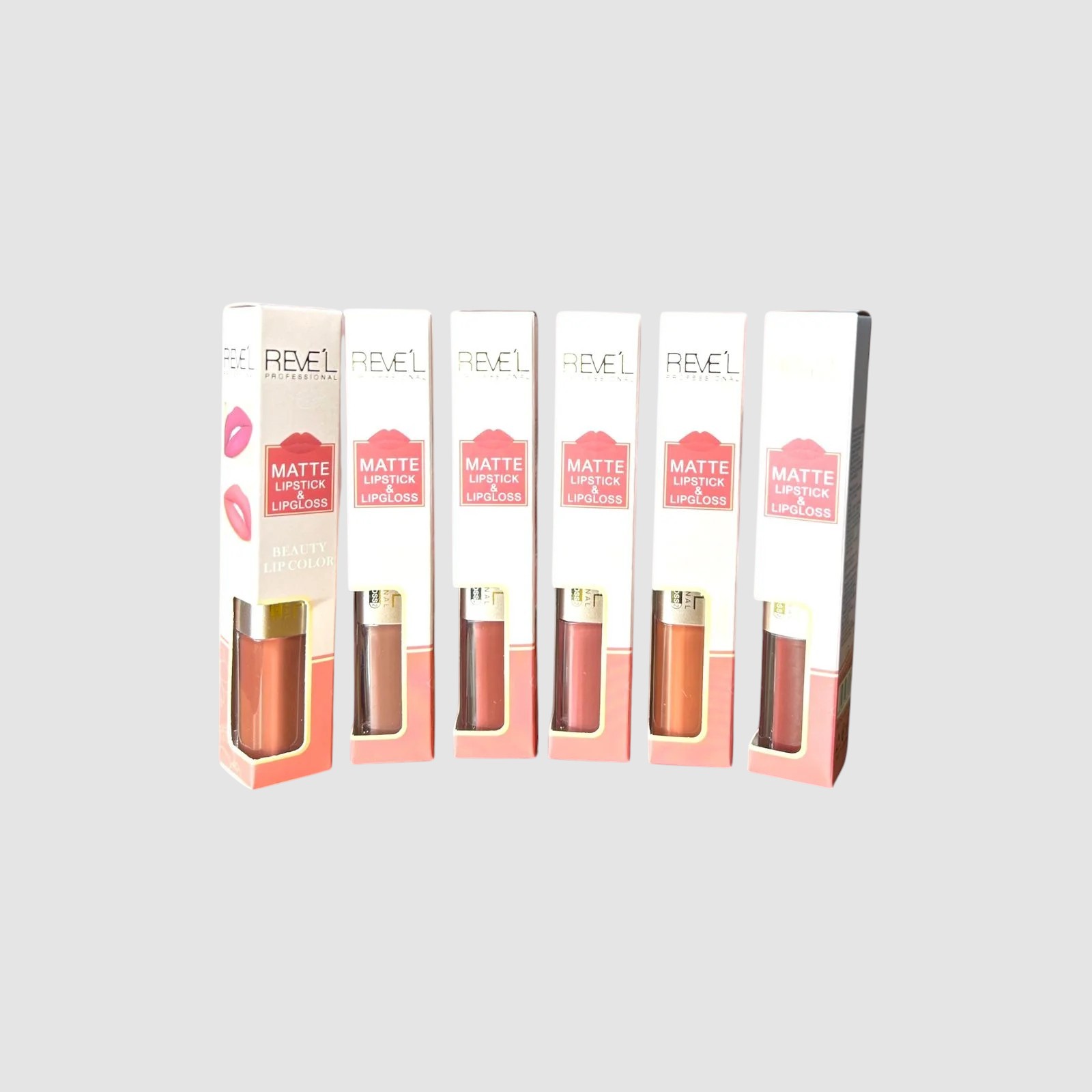 Lipstick & Lipgloss matte Beauty - Revel