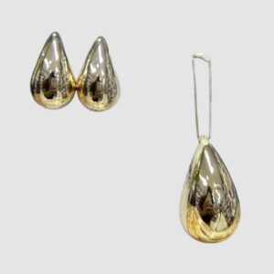 Juego de Gotas - Aretes y Collar
