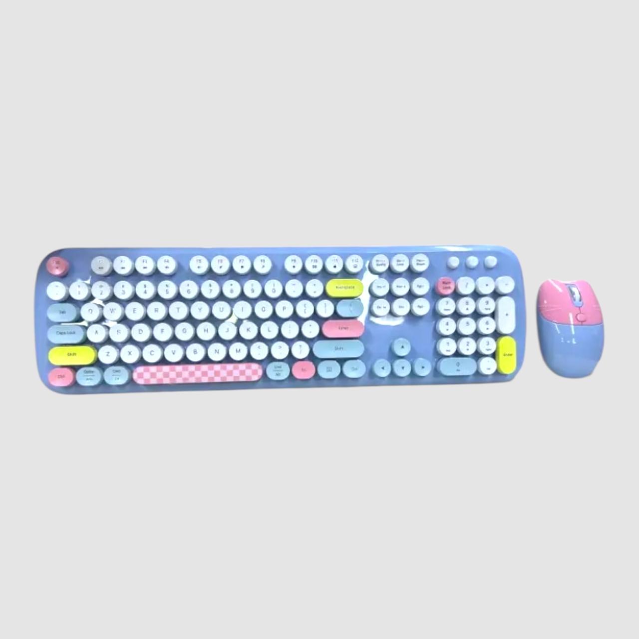 Teclado Inalambrico con Mouse Geezer Zero