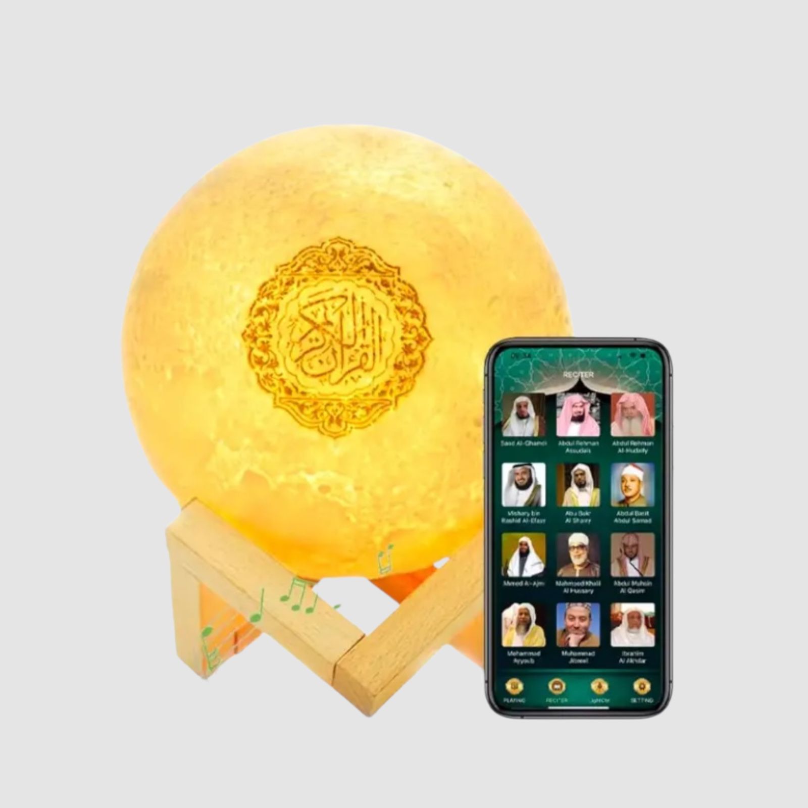 Lampara Led Corán - Con Parlante Bluetooth