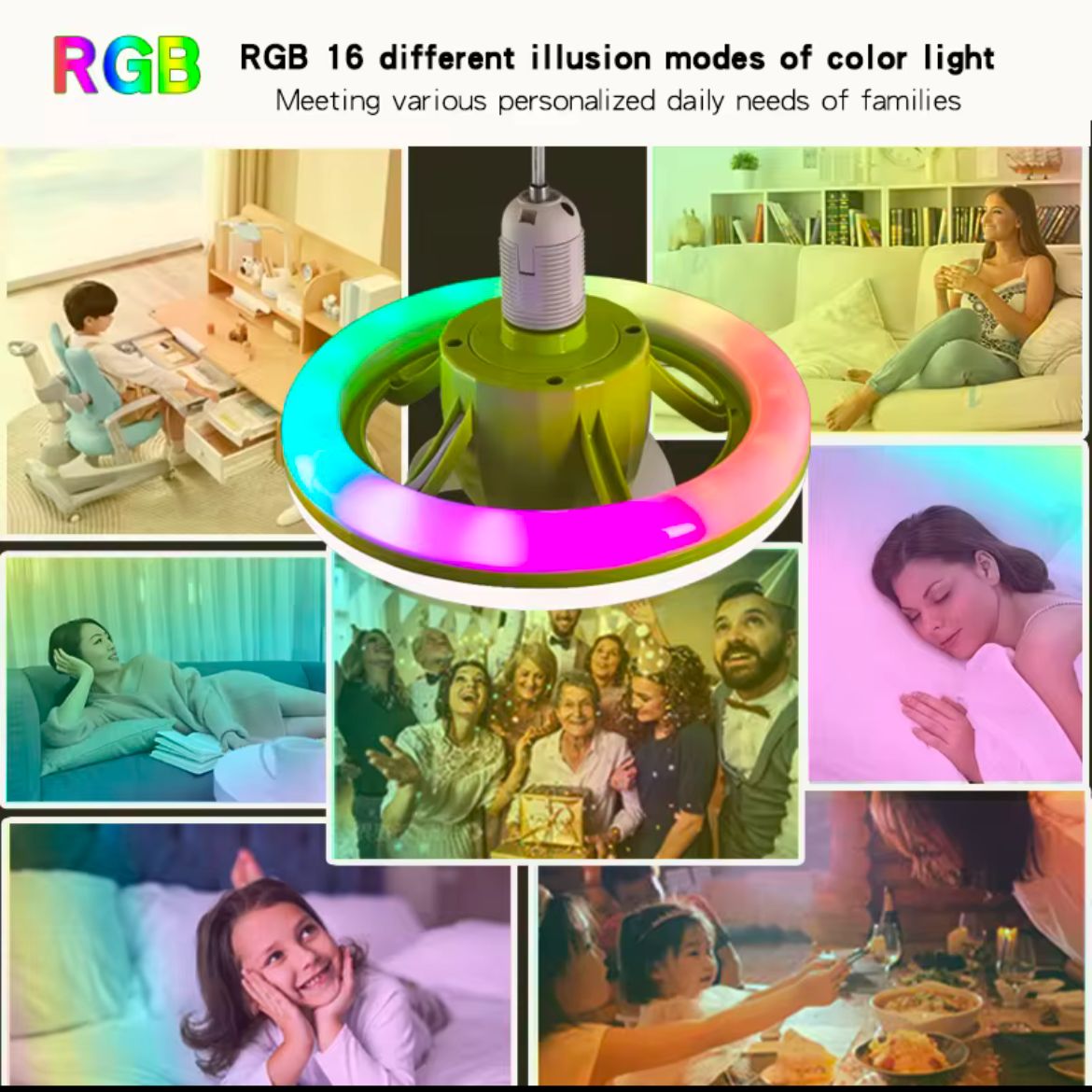 Foco ventilador Led