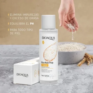 Tonico facial de arroz bioaqua