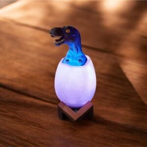 Lampara de dinosaurio 3D multicolor Led