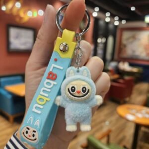 Llavero LA BUBU con relieve de felpa