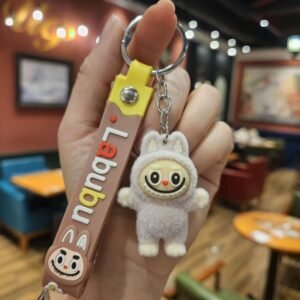 Llavero LA BUBU con relieve de felpa