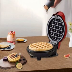 Mini waflera antiadherente eléctrica