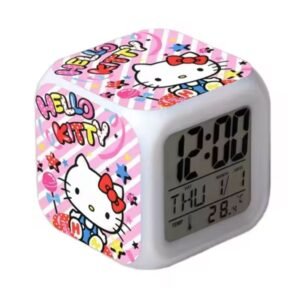 Despertador cubo Led Hello Kitty