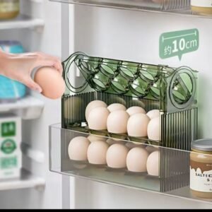 Organizador de acrilico para huevos de 3 niveles