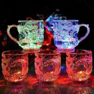 Taza Magica acrilica de luces Led