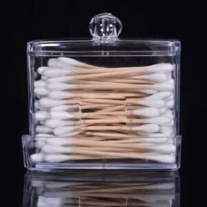 Organizador acrilico para hisopos