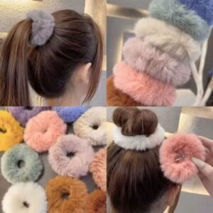 Colet de cabello peluche