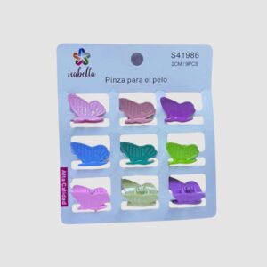 Ganchos para cabello Mariposa set 9