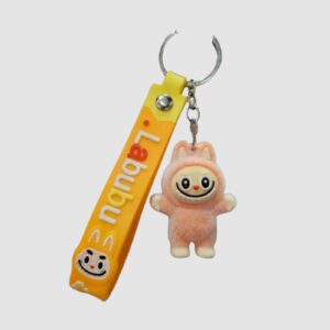 Llavero LA BUBU con relieve de felpa