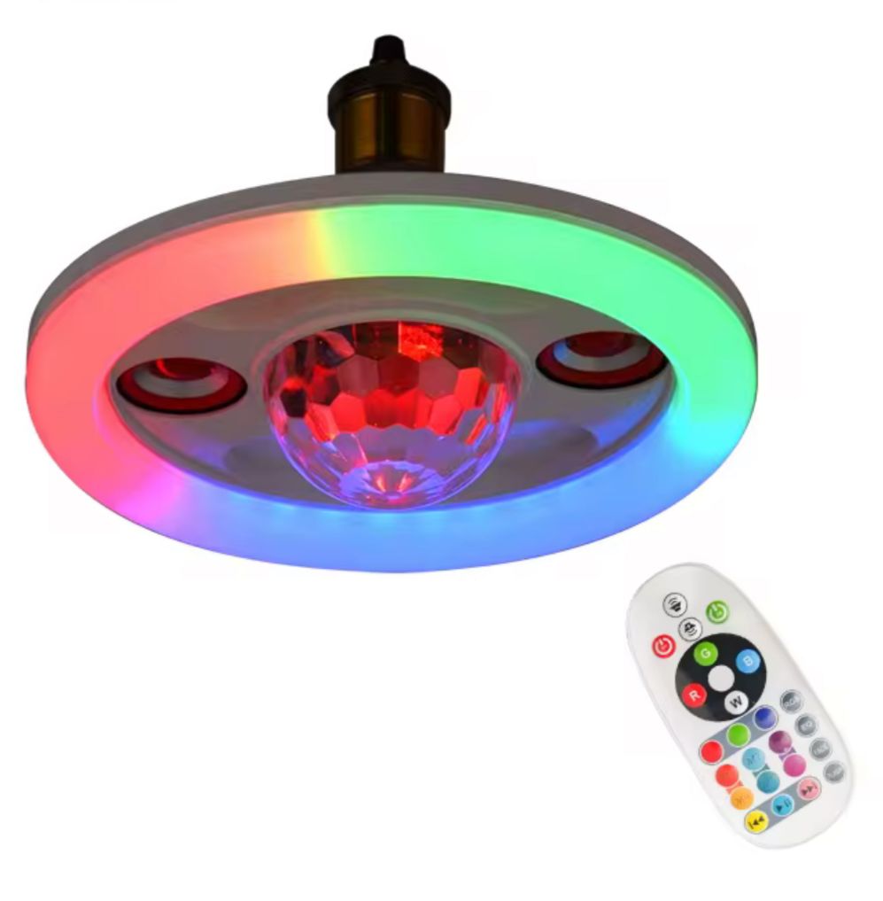 Foco Led Bluetooth doble parlante