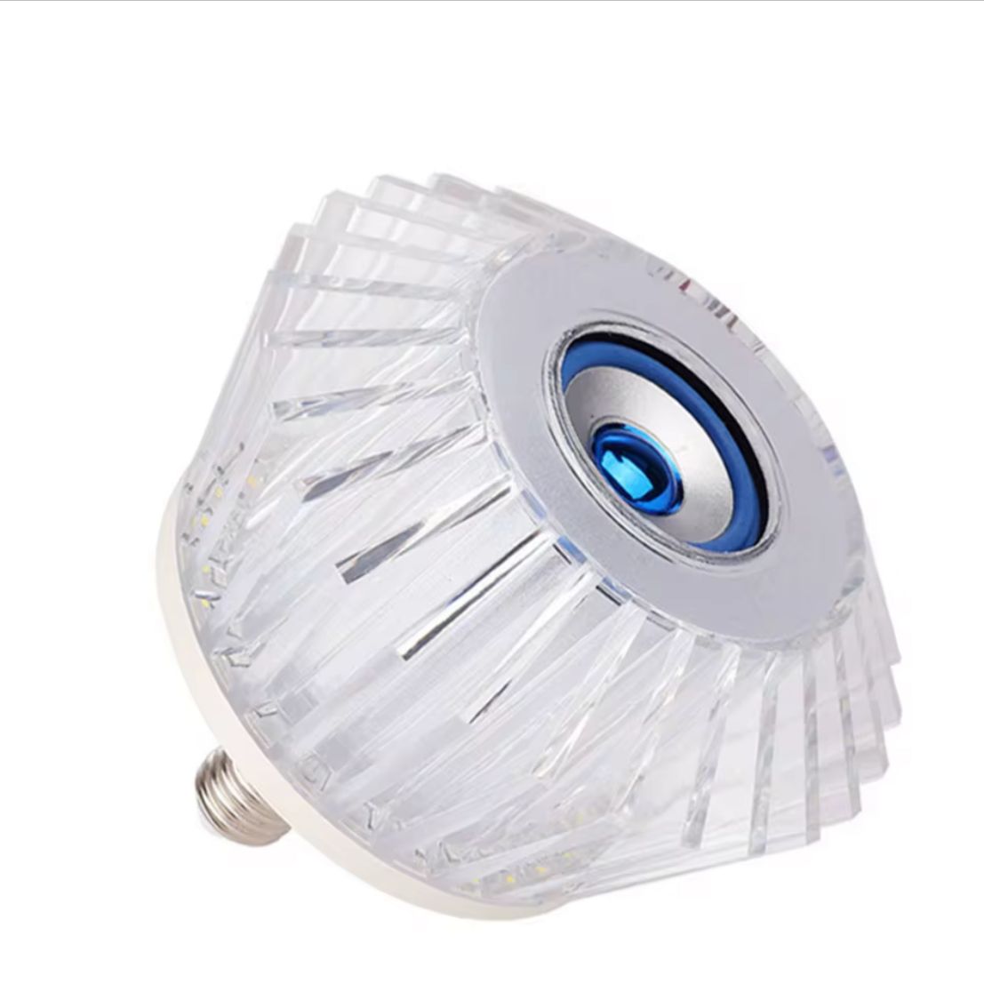 Foco cristal Led multicolor con parlante Bluetooth 36 W