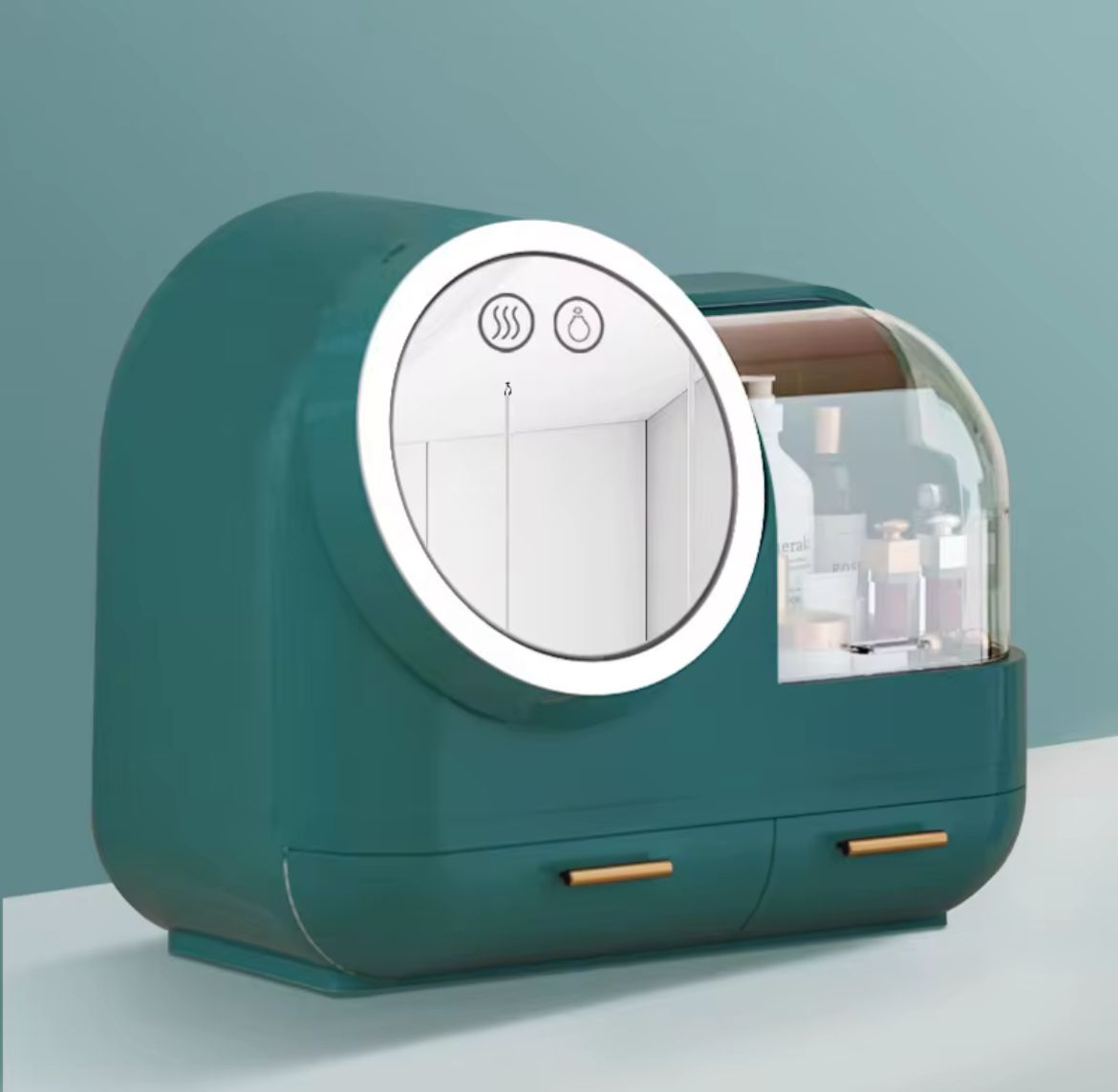 Espejo Led Organizador con Ventilador
