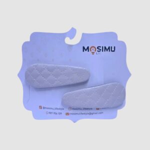 Ganchos clip de cuerina para cabello