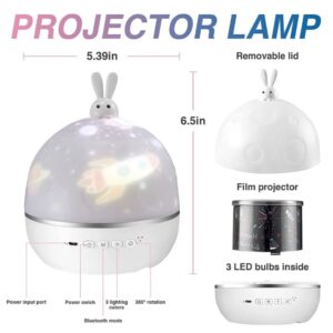 Proyector para niños con parlante bluetooth Portatil