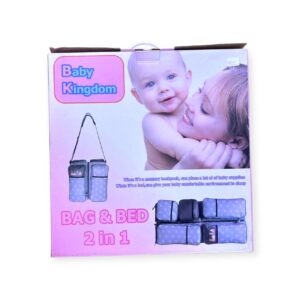 Cama portatil bebe - Pañalera 2 en 1 - Cuna portatil