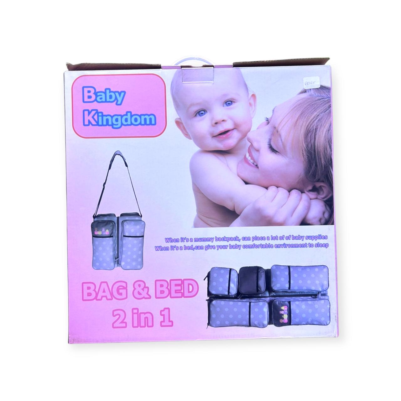Cama portatil bebe - Pañalera 2 en 1 - Cuna portatil