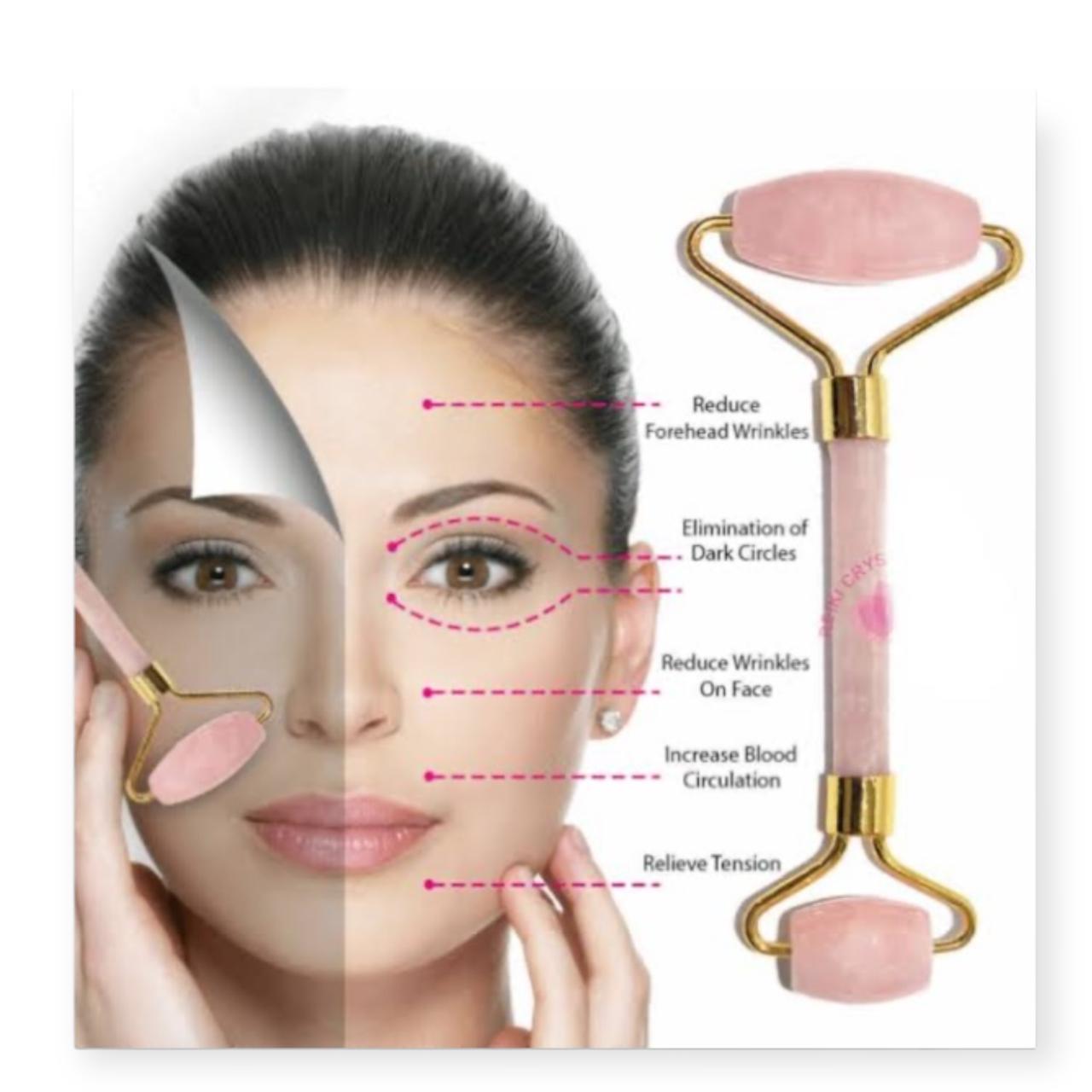 Rodillo masajeador facial