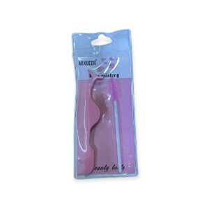 Pinza para pestañas + cepillo