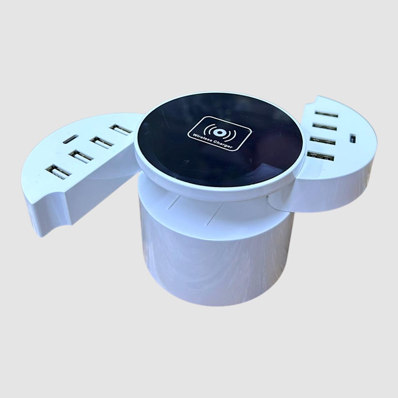 Conector Múltiple con Carga Inalámbrica