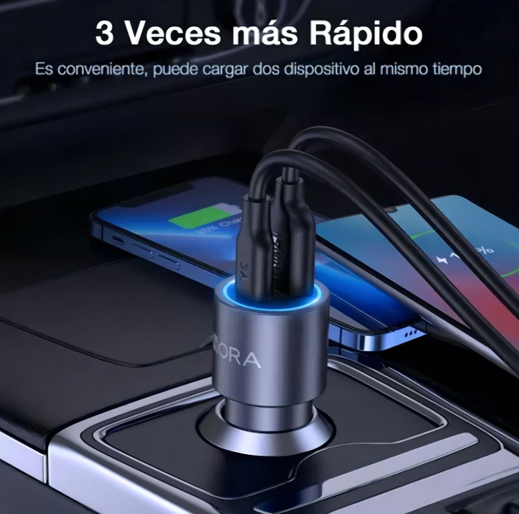 Cargador para Auto USB Tipo C