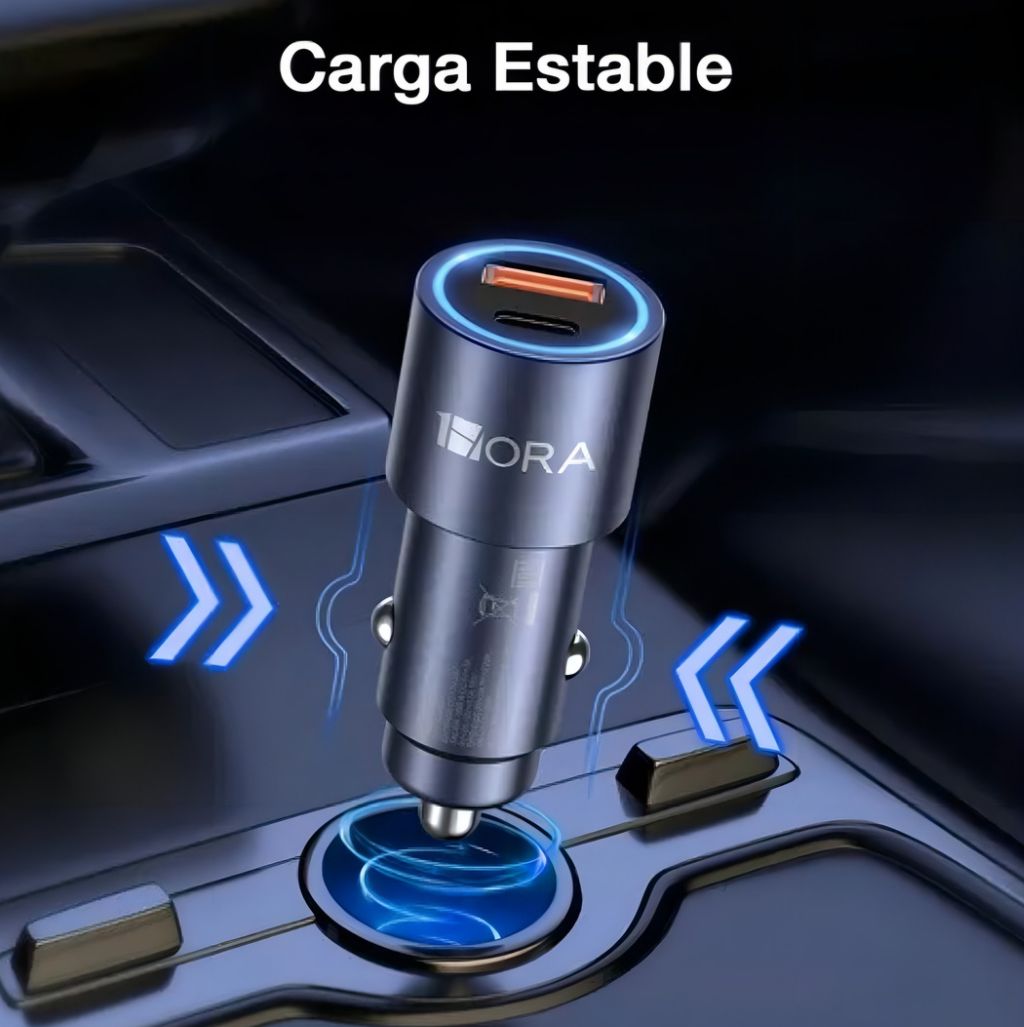 Cargador para Auto USB Tipo C