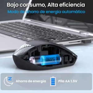 Mouse Inalámbrico 1 Hora ergonomico ligero