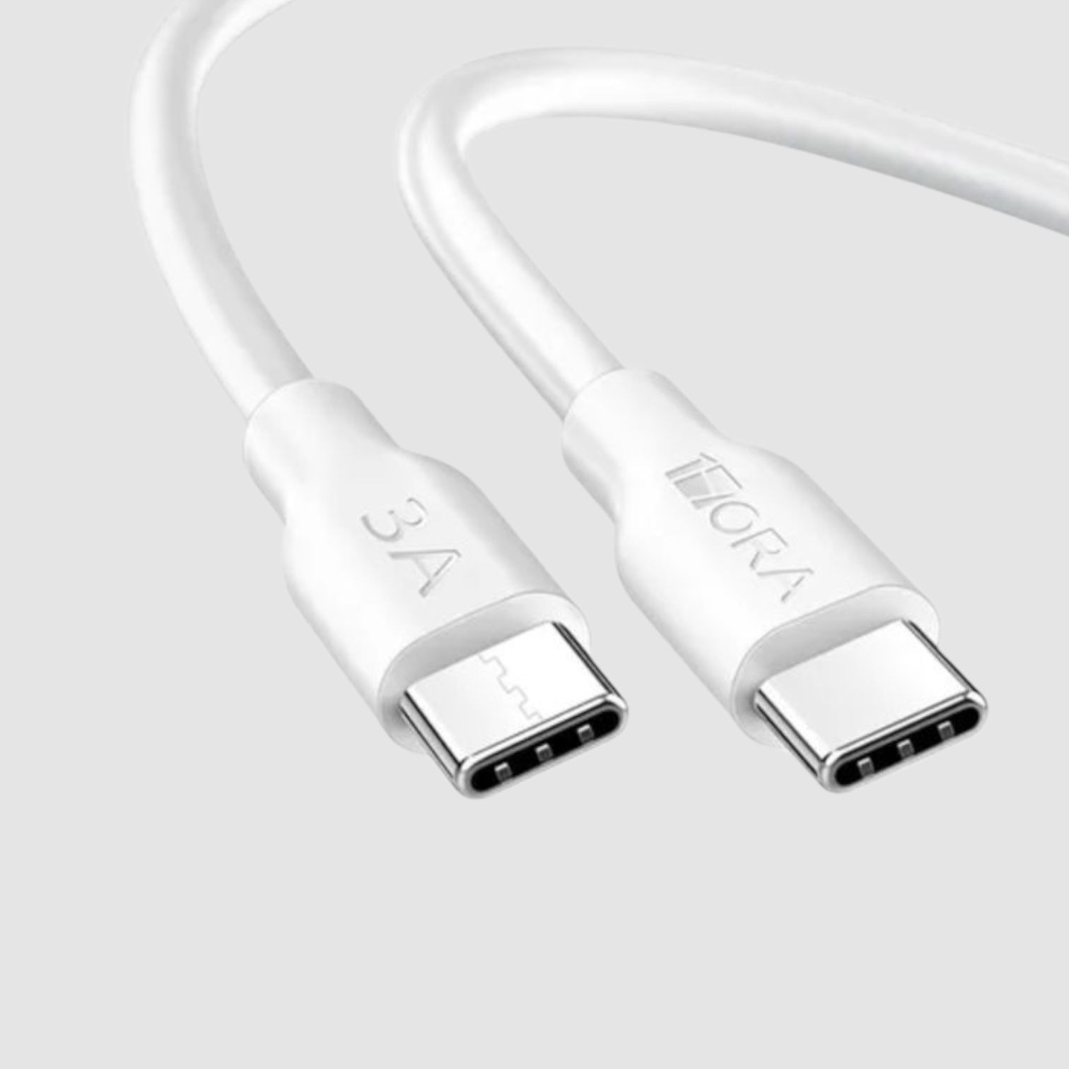 Cable Tipo C a Tipo C de 1 M de Carga y de Datos