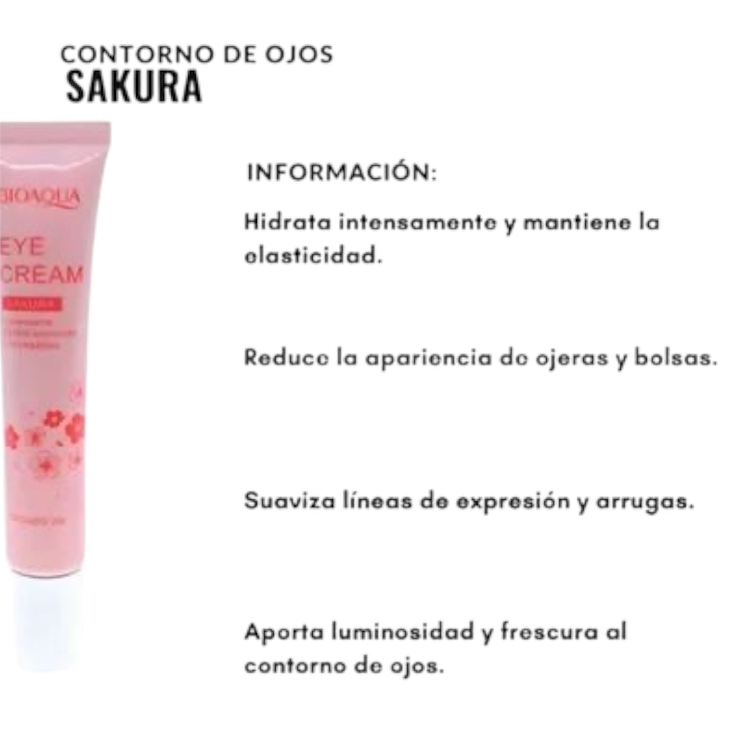 SERUM CONTORNO DE OJOS SAKURA JAPAN - BIOAQUA 20 G