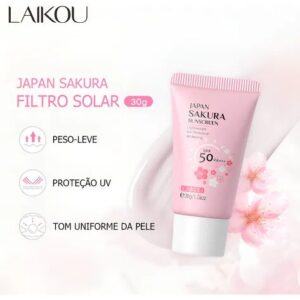 Japan Sakura Bloqueador  + SPF 50 PA+++ | Laikou (50 g)