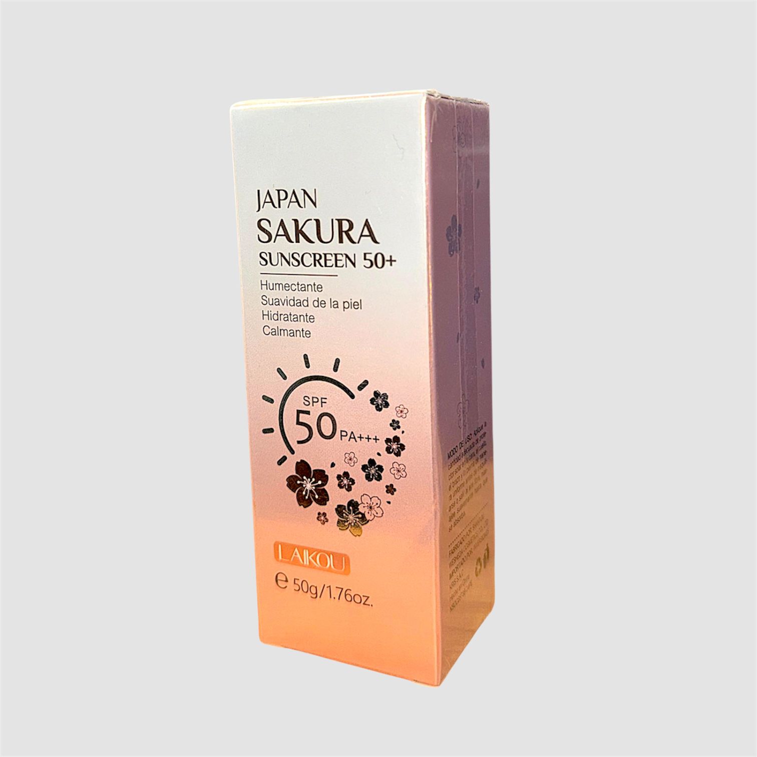 Japan Sakura Bloqueador + SPF 50 PA+++ | Laikou (50 g)