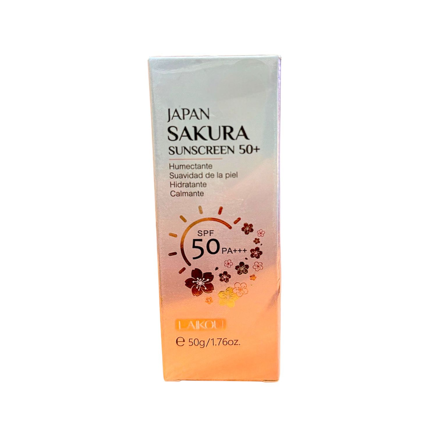 Japan Sakura Bloqueador + SPF 50 PA+++ | Laikou (50 g)