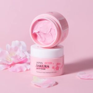 Laikou Japan Sakura Mud Mask | Mascarilla de Lodo Volcánico con Sakura (Efecto Limpieza + Iluminación)