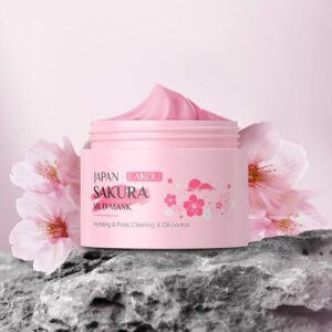 Laikou Japan Sakura Mud Mask | Mascarilla de Lodo Volcánico con Sakura (Efecto Limpieza + Iluminación)