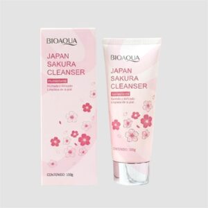 🌸 Bioaqua Japan Sakura Cleanser | Limpiador Facial Suave (100 g)