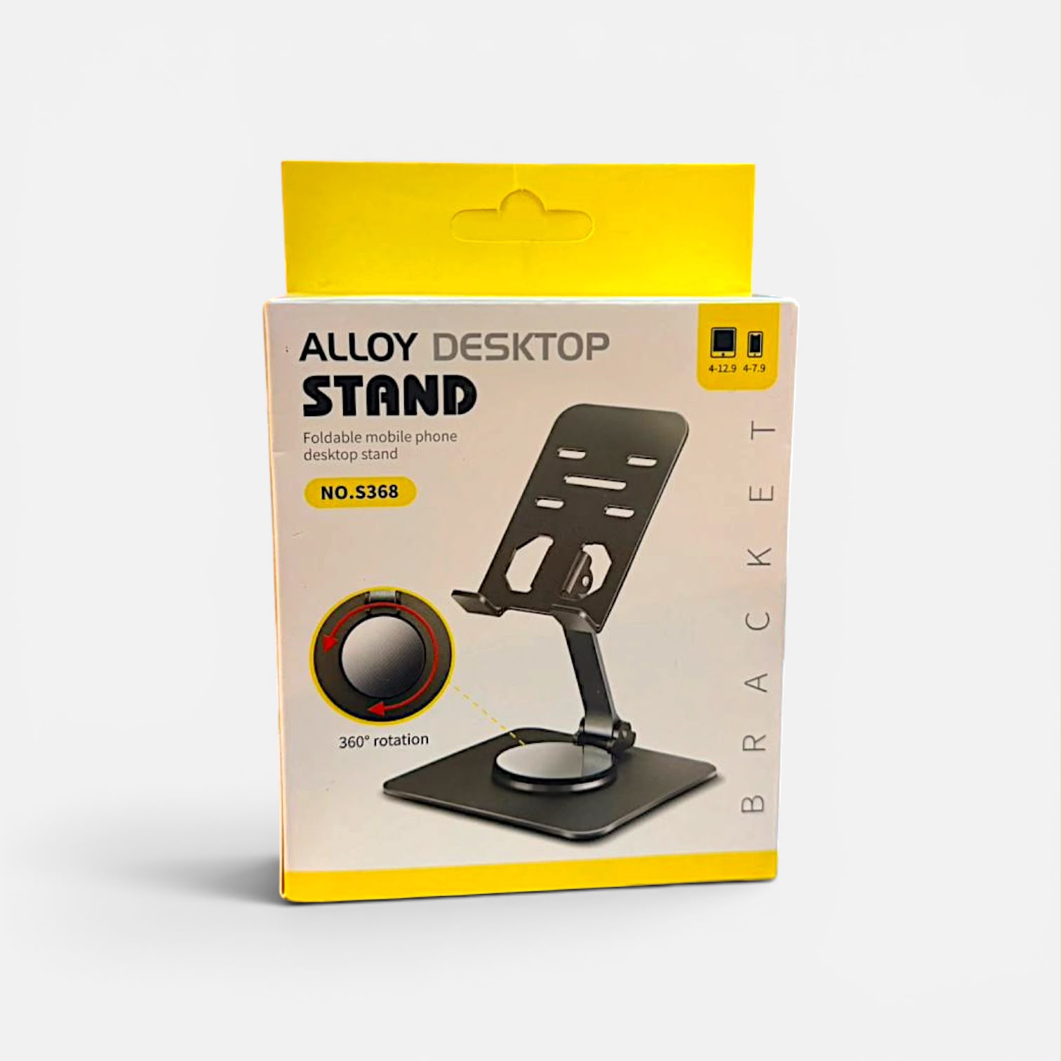 Soporte para celular metalico giratorio 360 grados