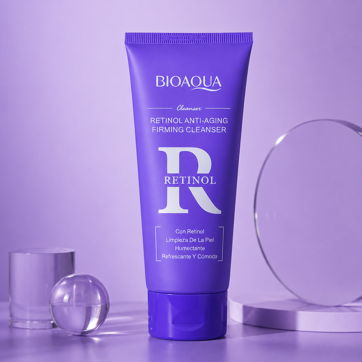 Limpiador Facial Reafirmante Antiedad Bioaqua Retinol 100 g