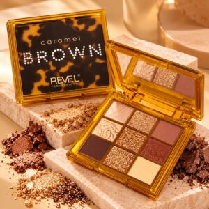 Paleta de sombras Eyeshadow Palette Brown - Revel