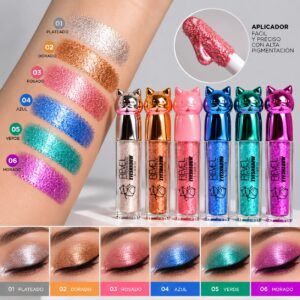Sombras liquidas brillantes  Cat - Revel