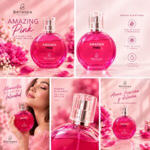 Perfume para mujer Amazing Pink - Bellespa