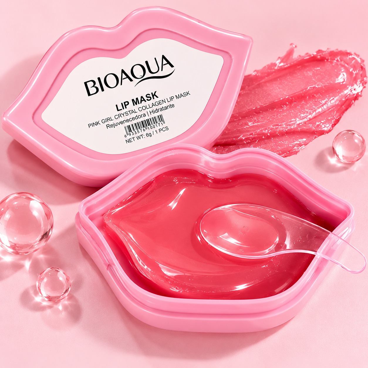 Parches Hidratantes de Colágeno Para Labios x20 pcs Bioaqua